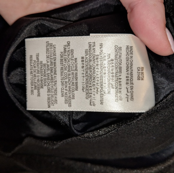 Max and Cleo Black Cocktail Dress with Ruffles - Picture 2 of 8